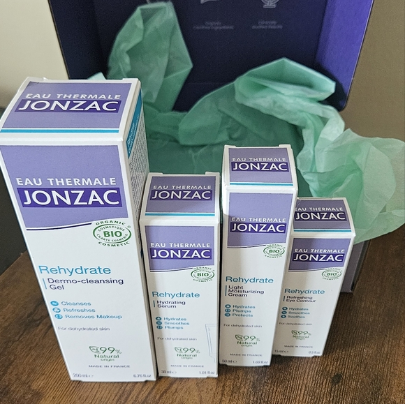 Jonzac Rehydrate SET cleansing Gel,hydrating Serum,Moisturizing Cream,Eye Contou - Picture 4 of 16